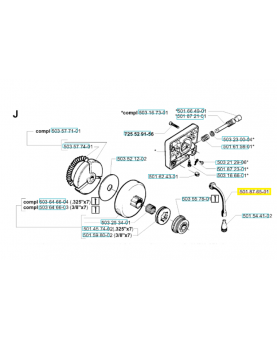 Tuyau a huile  référence 501876501