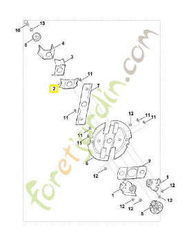 Couteau pré broyage 6011-702-0300 Pièce de rechange Sithl / Vicking