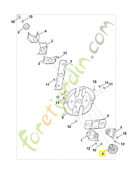Entraineur 6011-702-0600 Pièce de rechange Sithl / Vicking