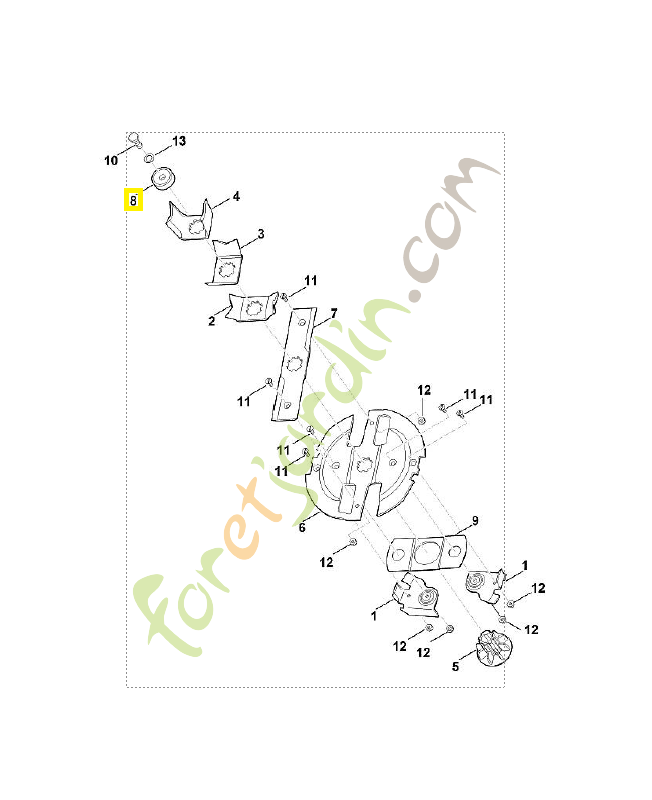 Fixation rapide 6011-702-6700 Pièce de rechange Sithl / Vicking Fixation rapide 6011-702-6700 Pièce de rechange Sithl / Vicking