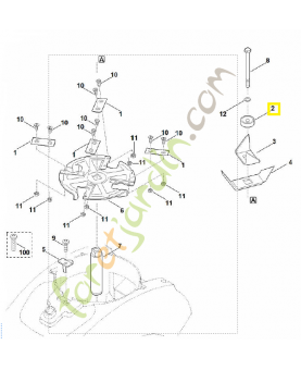 Fixation rapide 6011-702-6700 Pièce de rechange Sithl / Vicking