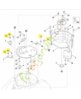 Vis m6x16-8,8 9062-319-1285. Pièce de rechange Sithl 