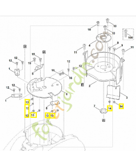 Ecrou six pans m6 9212-260-0900. Pièce de rechange Sithl / Vicking