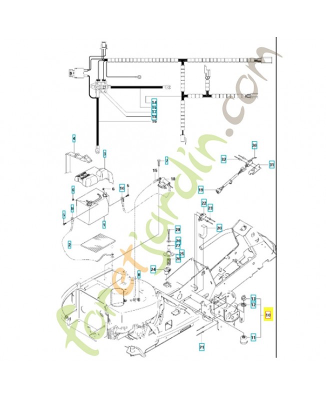 Interrupteur Husqvarna Réf : 544442101