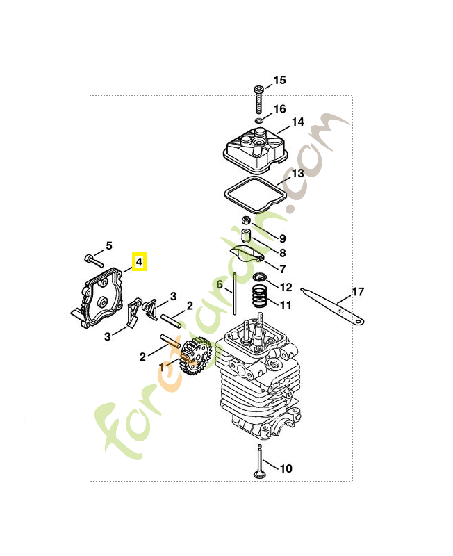 Couvercle 4180-038-1300. Pièce de rechange Sithl / Vicking Couvercle 4180-038-1300. Pièce de rechange Sithl / Vicking