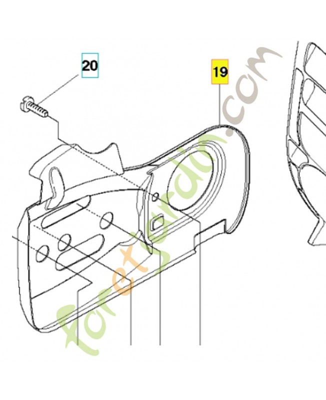 Plaque de guidage référence 544284601