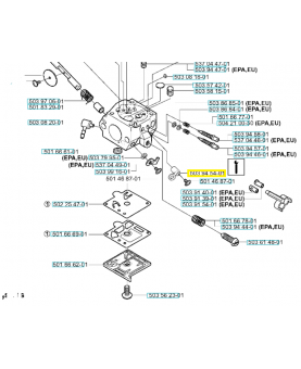 Levier 503945401. Pièce de rechange Husqvarna