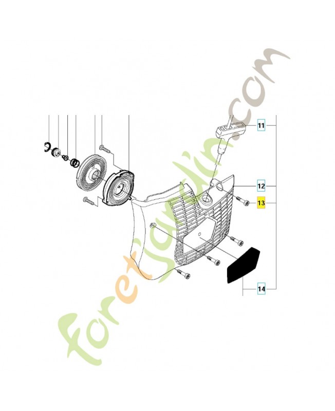 VIS husqvarna ref. 501981020