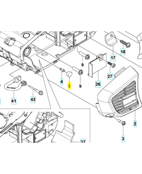 Joint 516948101 et 505045601. Pièce détachée Husqvarna
