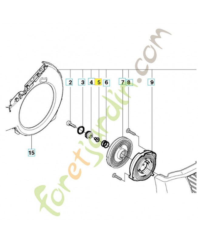 Douille 506263101. Pièce détachée Husqvarna