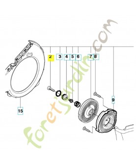 Vis 510269222. Pièce détachée Husqvarna