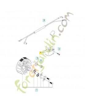 Bobine d'allumage 575803501. Pièce de rechange Husqvarna