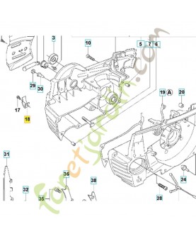 Arret de chaine 501686801 husqvarna