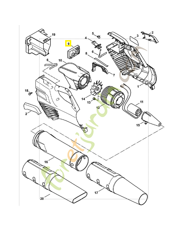 Module électronique 4523-430-1400. Pièce détachée Stihl / Vicking Module électronique 4523-430-1400. Pièce détachée Stihl / Vicking