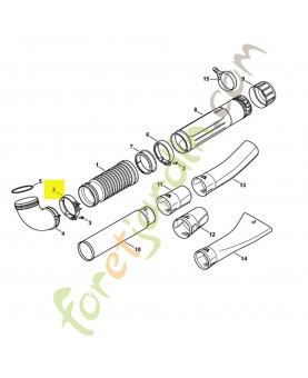 Collier de serrage stihl réf. 4282-708-8704