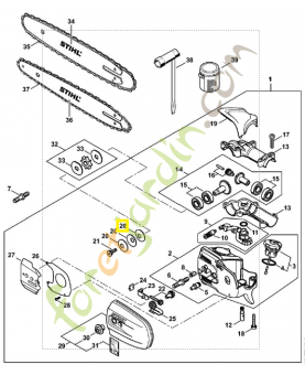 Rondelle Belleville 9485-648-1694. Pièce de rechange Sithl / Vicking