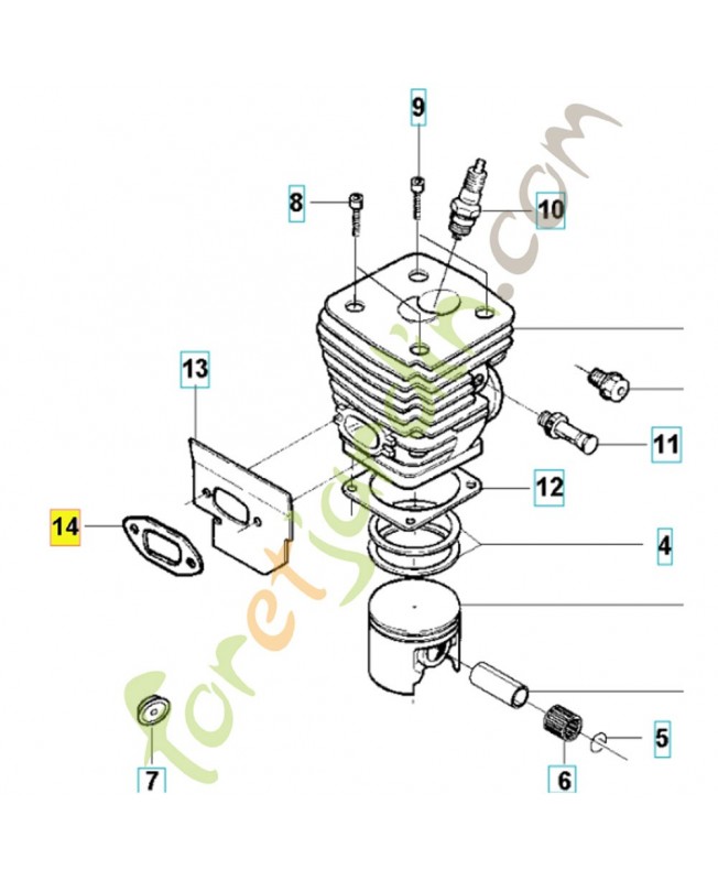 Joint Husqvarna ref. 503920701