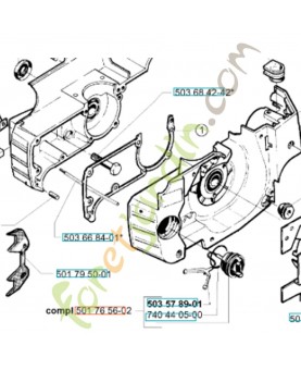 Bouchon huile 501765602. Pièce de rechange Husqvarna