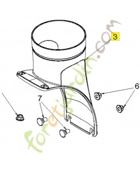 Tube 593042802. Pièce détachée Husqvarna