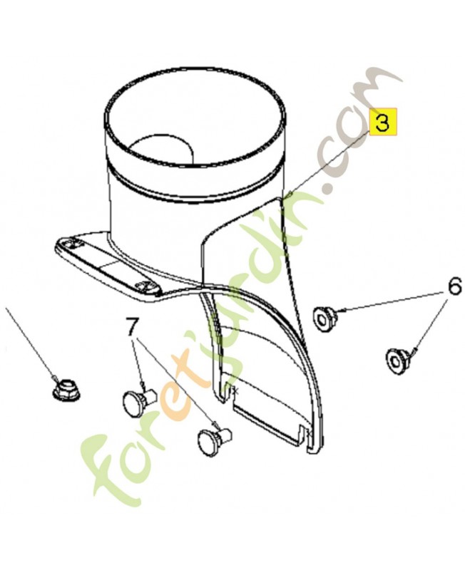 Tube 593042802. Pièce détachée Husqvarna Tube 593042802. Pièce détachée Husqvarna