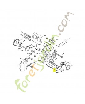 Piston de pompe a huile 1206-640-4700. Pièce de rechange Sithl