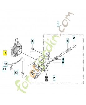 Pignon de pompe 582270106. Pièce détachée Husqvarna