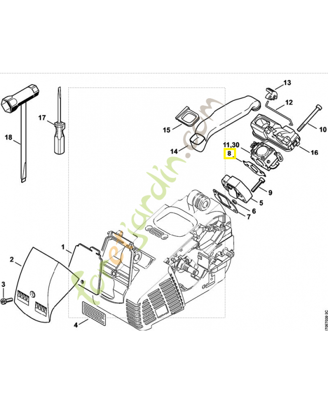 Joint 1132-129-0910. Pièce de rechange Sithl 