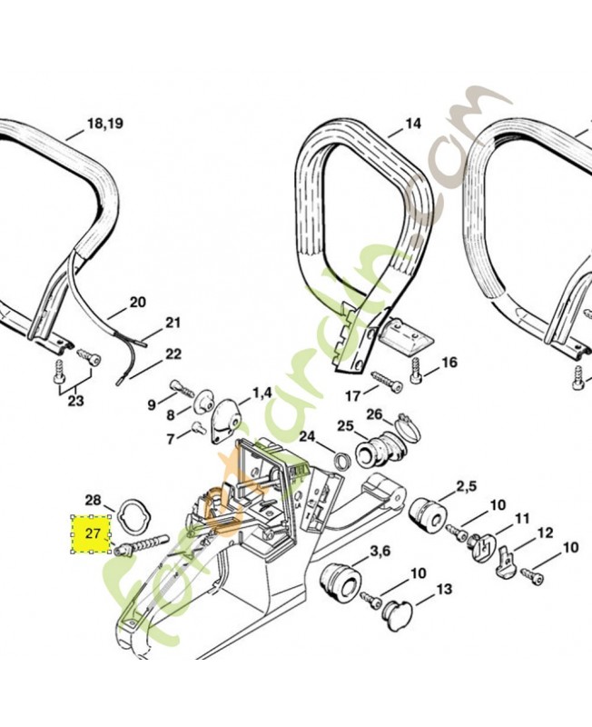 Tuyau 1113-141-8600 stihl