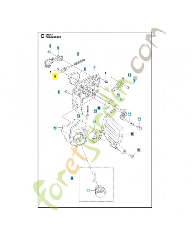 joint 599231901 - Pièce détachée Husqvarna