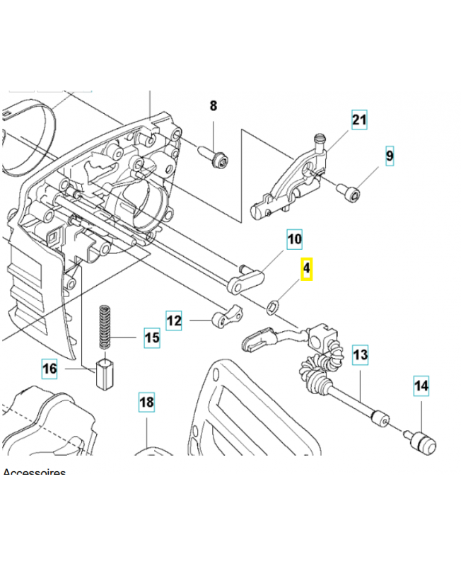 rondelle 596302401. Pièce détachée Husqvarna rondelle 596302401. Pièce détachée Husqvarna