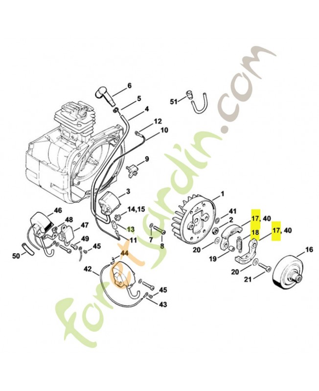 Embrayage fs 220/280 4119-160-2001 Embrayage fs 220/280 4119-160-2001