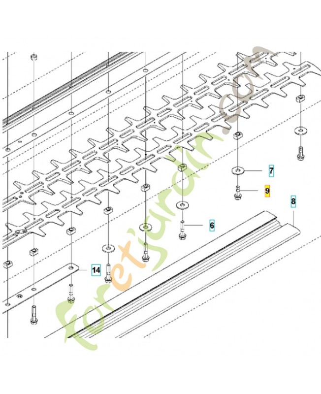 Vis 584152201. Pièce détachée Husqvarna