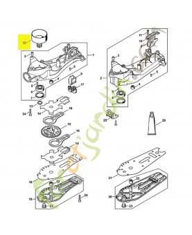Cloche embrayage stihl réf : 4237-160-2902