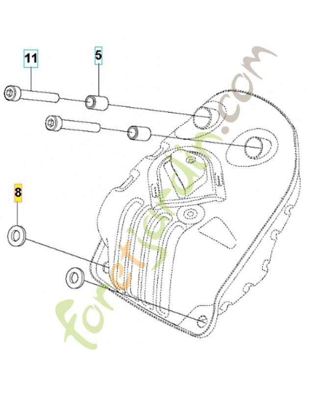 Rondelle 577902201. Pièce de rechange Husqvarna