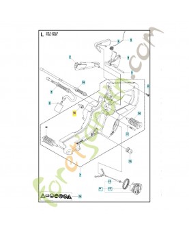 Aération de réservoir 501152901. Pièce détachée Husqvarna