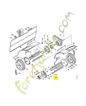 Dent ressort gauche référence 4601-744-1101