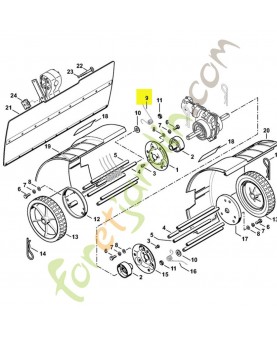 Dent ressort droit référence 4601-744-1100