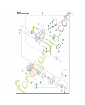 Vis 501513601. Pièce de rechange Husqvarna