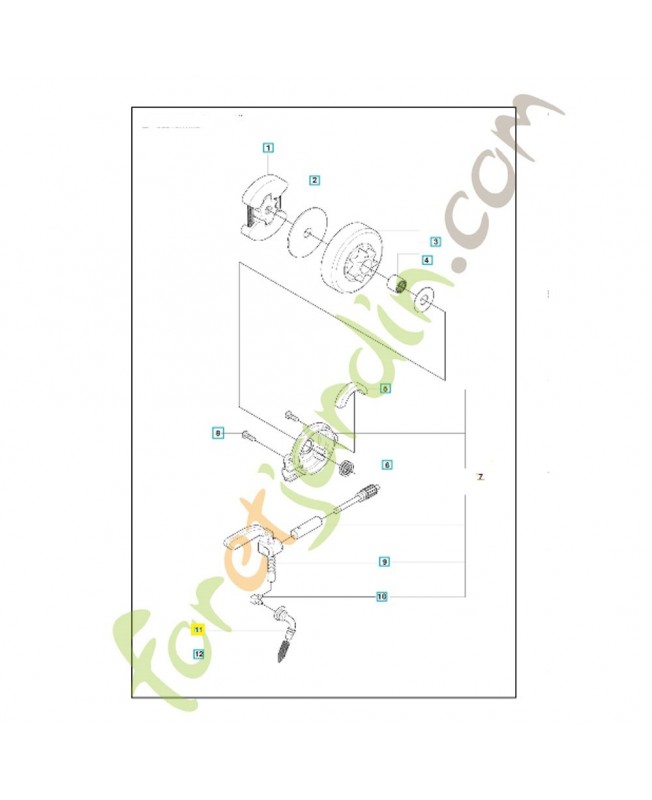 Joint 545069401. Pièce de rechange Husqvarna