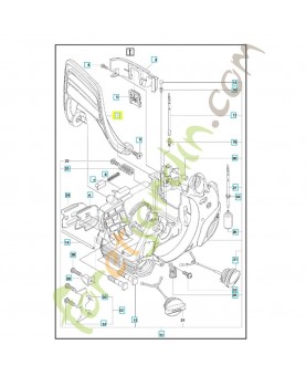 Protège main 577611901. Pièce de rechange Husqvarna