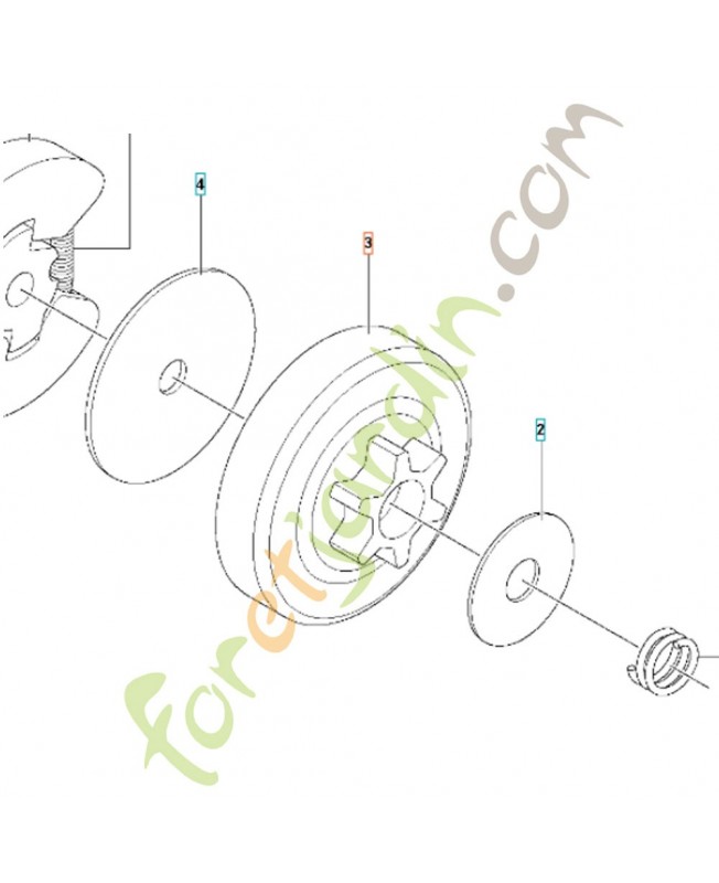 Tambour d embrayage complet Tambour d embrayage complet