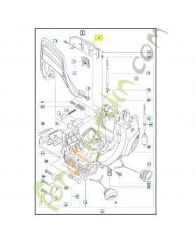 support 545061201. Pièce de rechange Husqvarna 