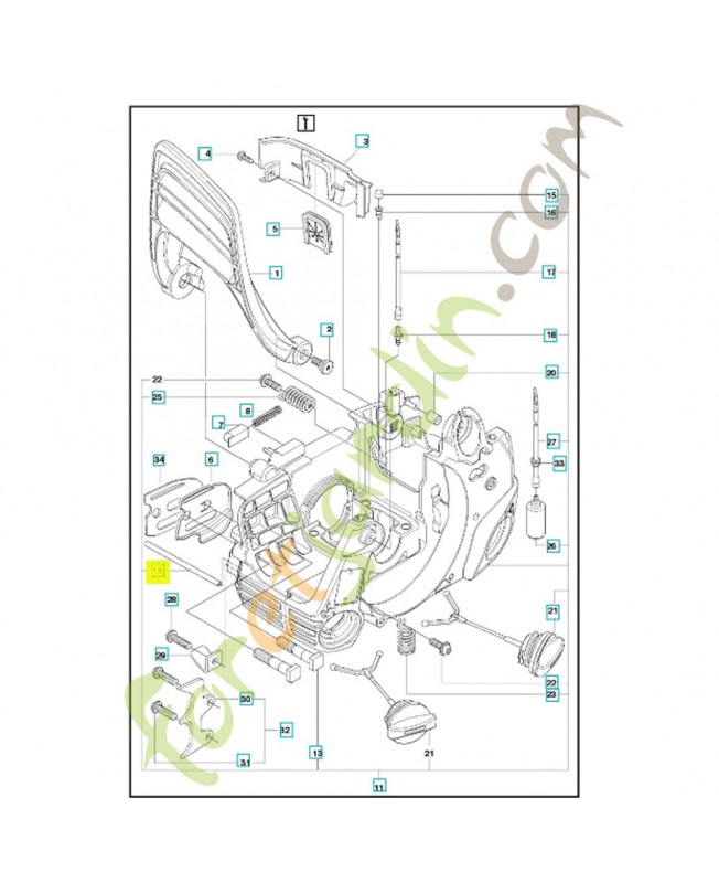 Tuyau 545033501. Pièce de rechange Husqvarna