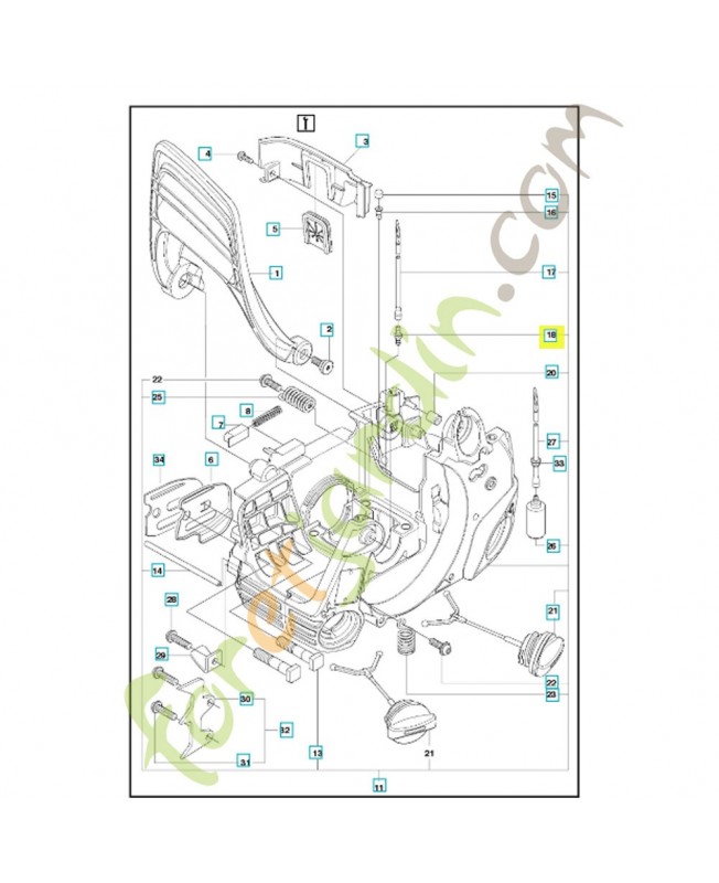 Raccord husqvarna ref. 530023877 Remplace référence 501780350