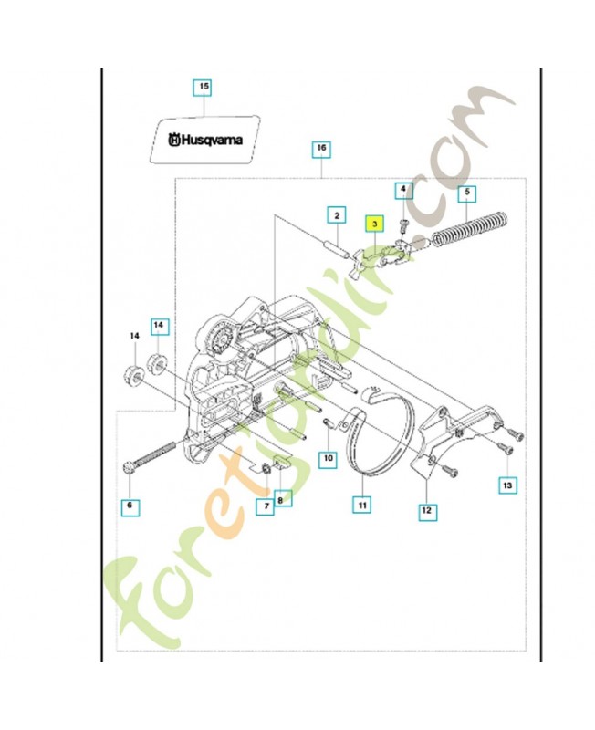 Maillon 530057913. Pièce détachée Husqvarna