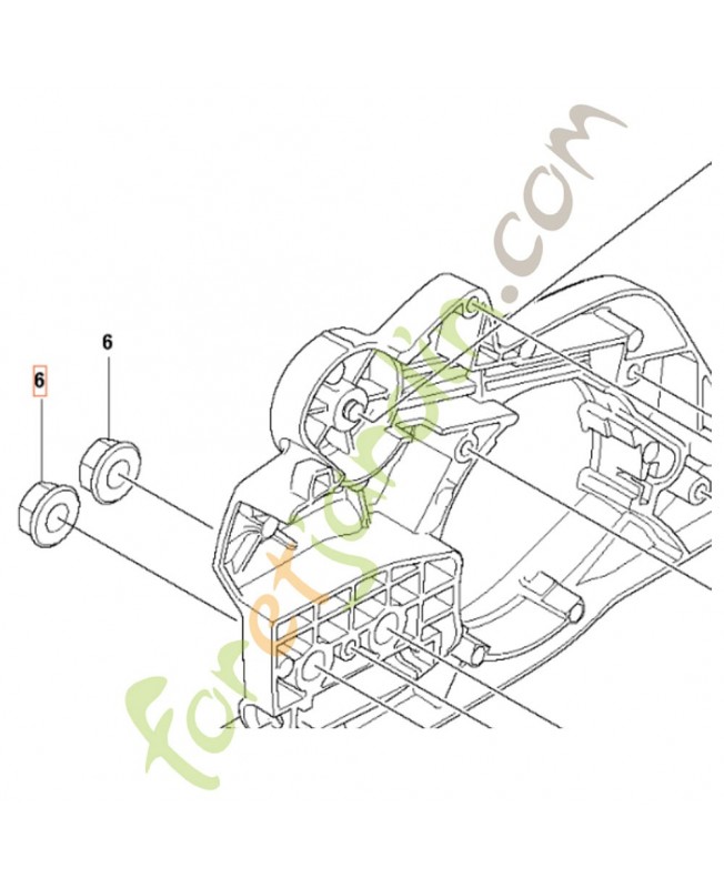 Ecrou husqvarna ref 530015917