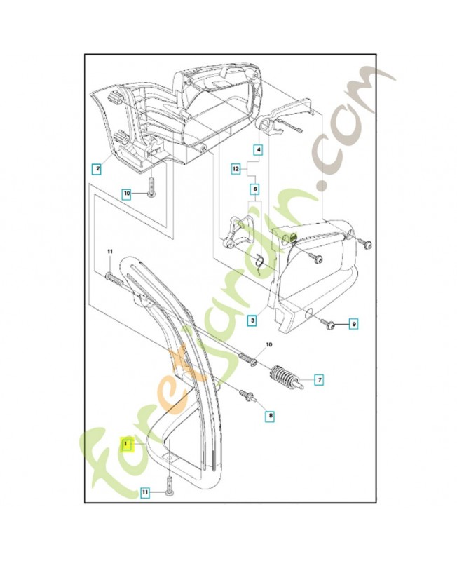 poignée avant  545062401husqvarna