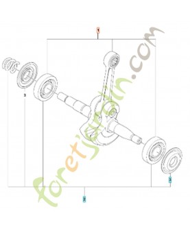 Vilebrequin complet 588619601