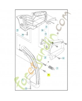 Vis de limiteur 545076301 husqvarna