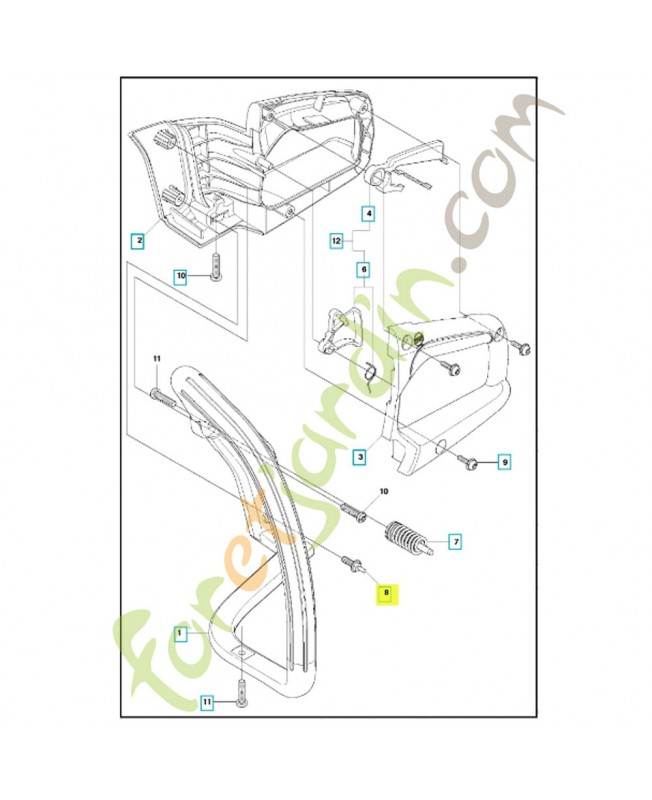 Vis de limiteur 545076301 husqvarna
